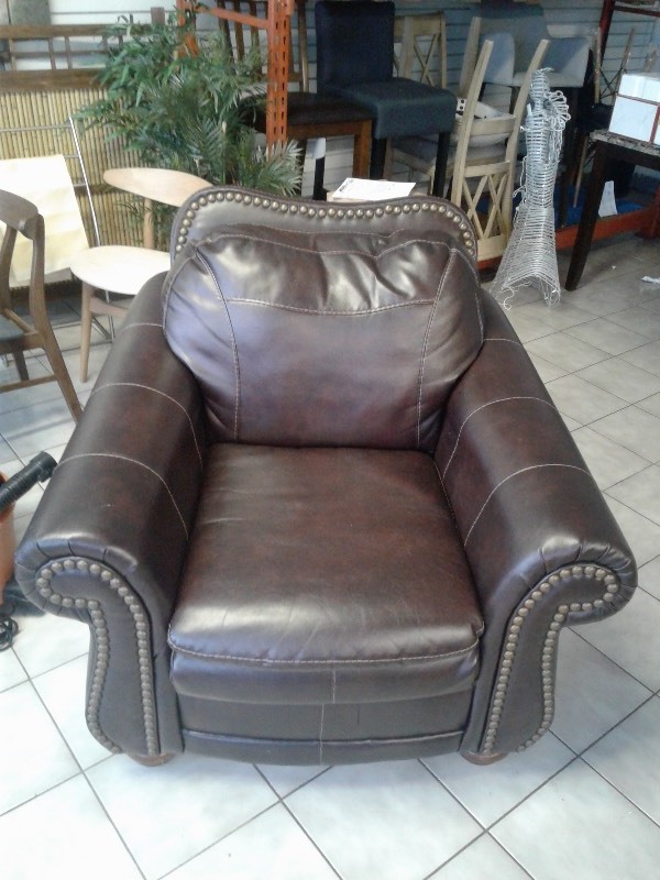 Large brown leather Chair