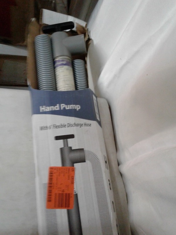 Hand Pump- 6 flexible discharge hose, used for many different applications.