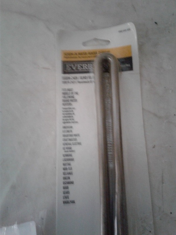 Everbilt screw-in electric water heater element 5500w-240v