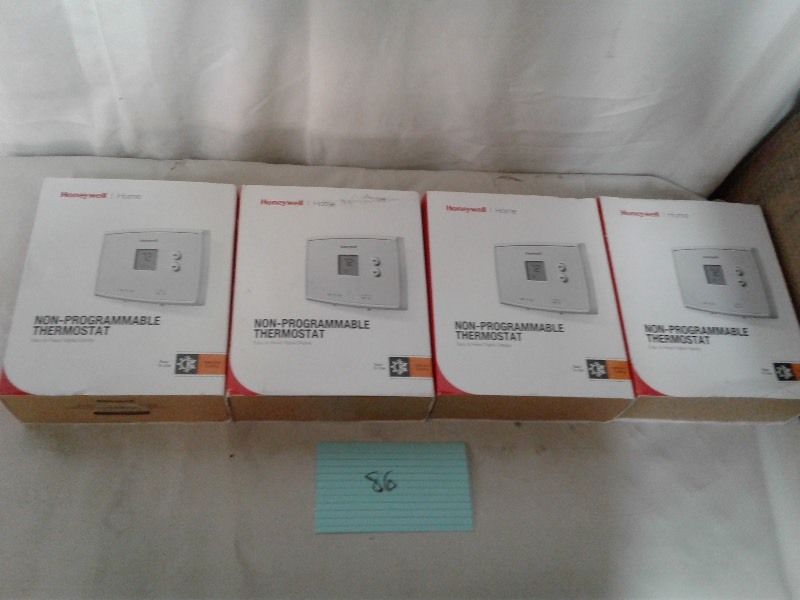 4 Honeywell Non Programmable Thermostats