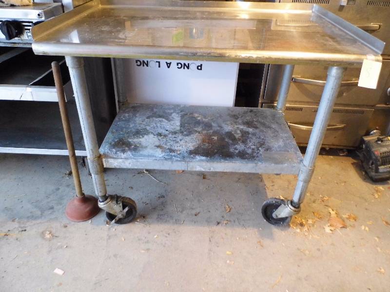 lot 8 image: Stainless Steel Table