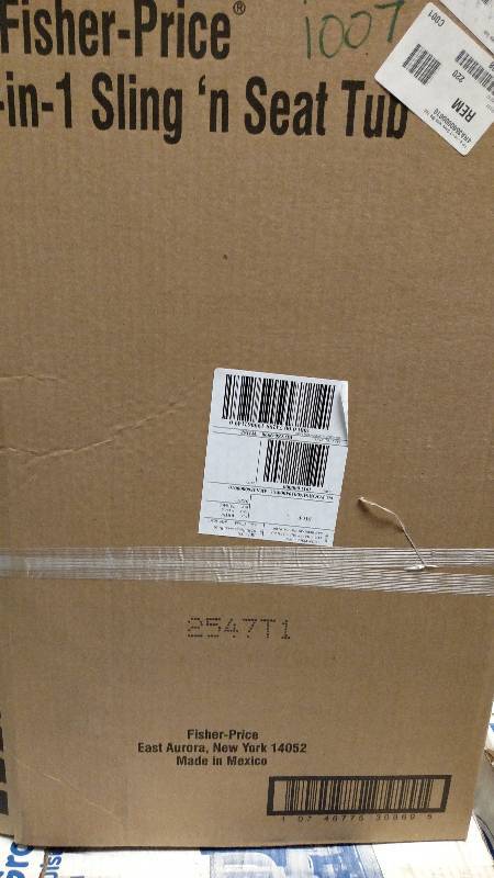lot 1007 image: Fisher-Price 4-in-1 Sling n Seat Baby Tub