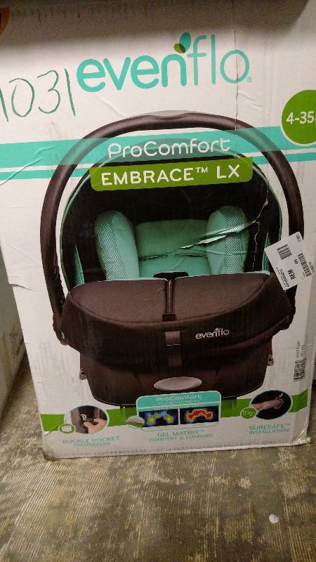 lot 1031 image: Evenflo Pro Comfort Embrace LX Infant Car Seat  Anderson