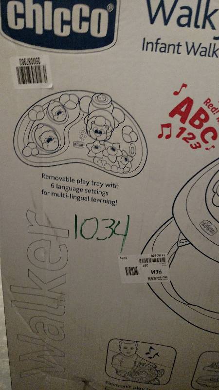 lot 1034 image: Chicco Walky Talky Walker
