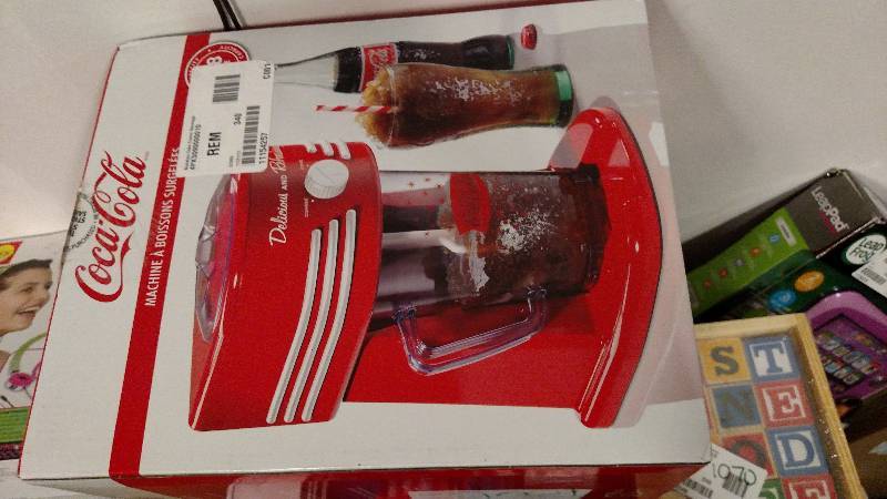 lot 1064 image: Nostalgia Coke Frozen Beverage Maker