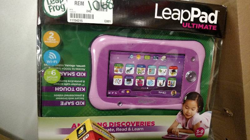 lot 1068 image: LeapFrog LeapPad Ultimate Learning Tablet - Pink