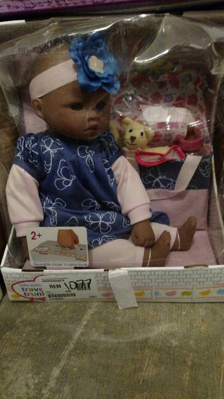 lot 1077 image: 18 Emma Doll with Accessories African American