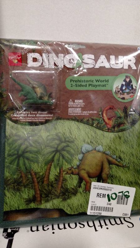 lot 1078 image: Neat-Oh Dinosaur Prehistoric World 2-Sided Playmat with 2 Dinosaurs