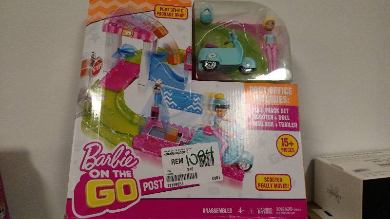 lot 1094 image: BARBIE ON THE GO POST OFFICE