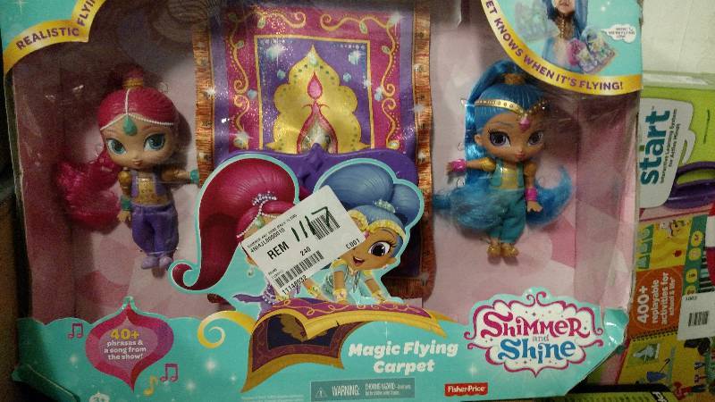 lot 1117 image: Fisher-Price Shimmer And Shine Magic Flying Carpet