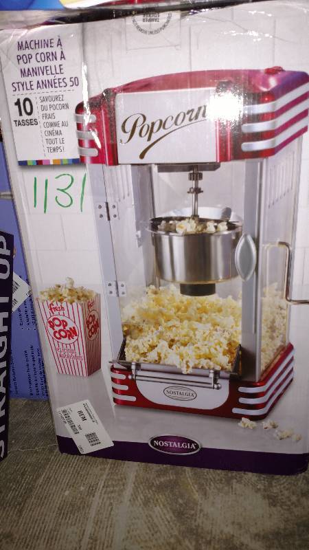 lot 1131 image: Nostalgia Retro Popcorn Maker