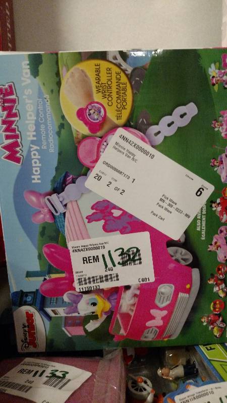 lot 1132 image: Disney Junior Minnies Happy Helpers Van Remote-Controlled Vehicle