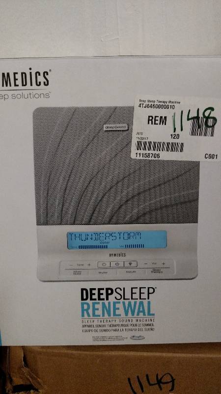 lot 1148 image: Homedics Deep Sleep Therapy Machine