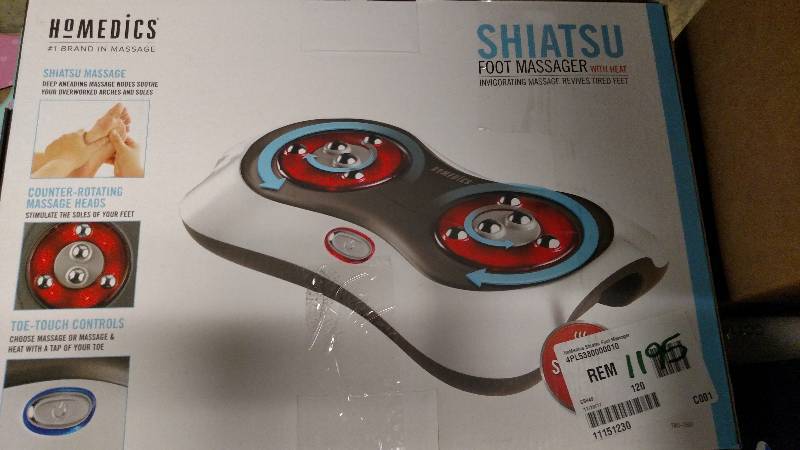lot 1195 image: HoMedics Shiatsu Foot Massager