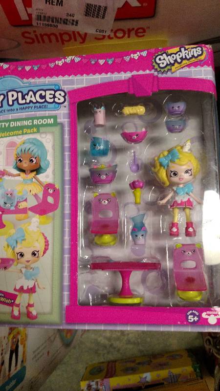 lot 1203 image: Shopkins Happy Places Pretty Kitty Dining Room Welcome Pack