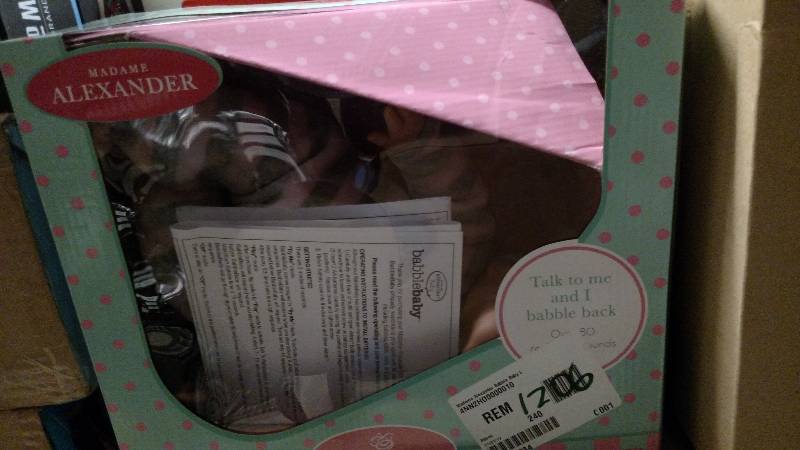 lot 1206 image: Madame Alexander BabbleBaby Little Sister Doll - Pink