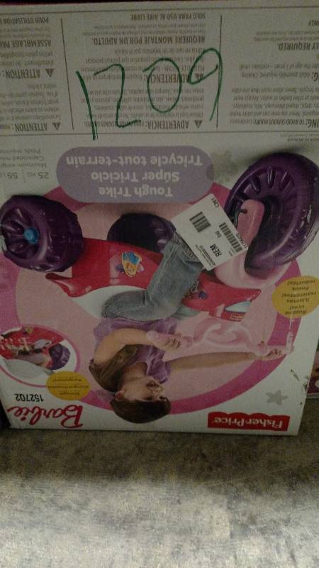lot 1209 image: Fisher-Price Barbie Tough Trike