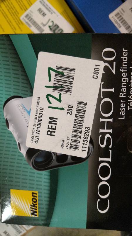 lot 1217 image: Nikon Coolshot 20 6x20mm Golf Laser Rangefinder
