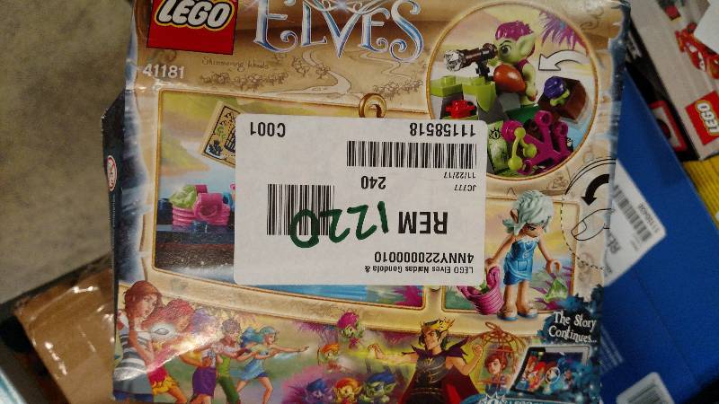 lot 1220 image: LEGO Elves Naidas Gondola & the Goblin Thief 67-Pc. Building Set - 41181