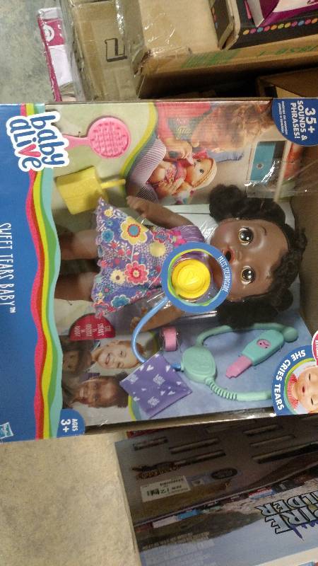lot 1223 image: Baby Alive Sweet Tears Baby Doll - African American