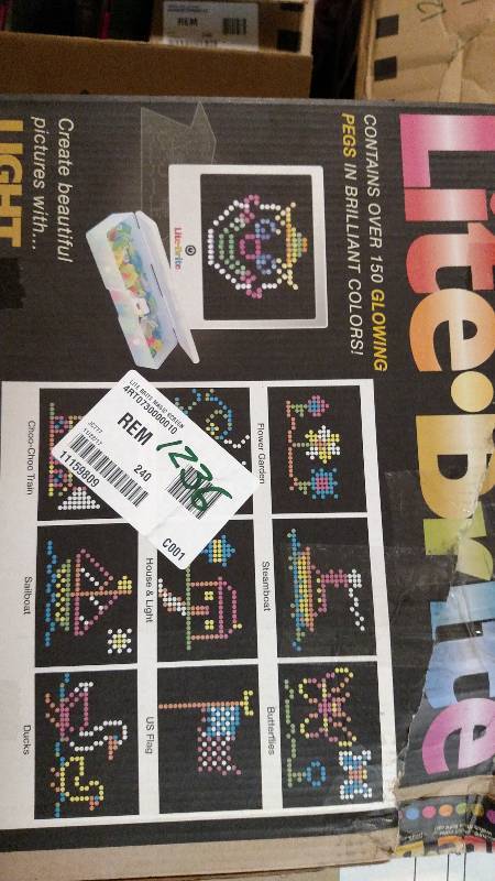lot 1236 image: LITE BRITE MAGIC SCREEN