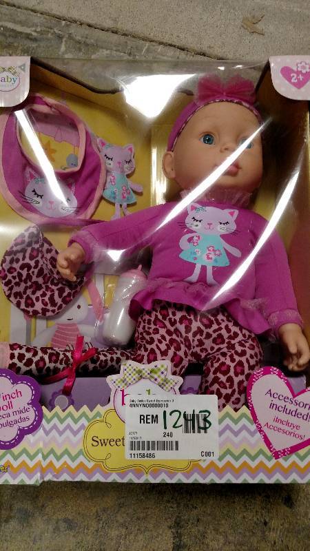lot 1243 image: Baby Basics Sweet Expression Doll - Kitty