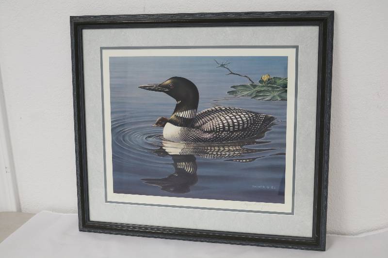 lot 113 image: Loon Print