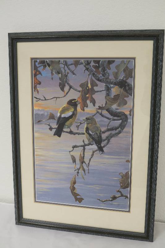 lot 114 image: Birds Print