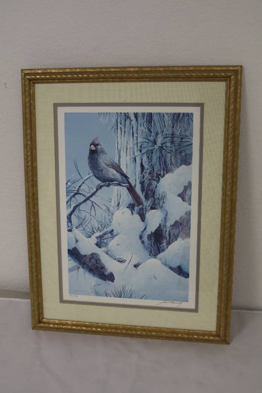lot 120 image: Birds Print by Fernandez
