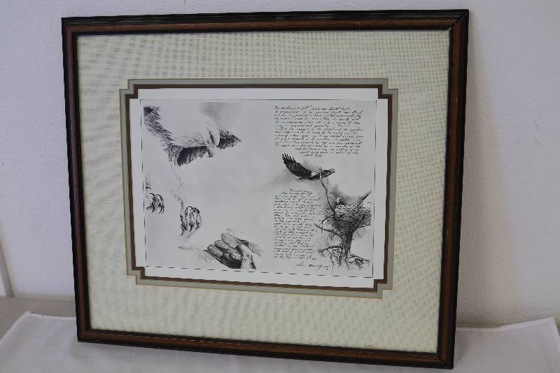 lot 133 image: Bald Eagle Print
