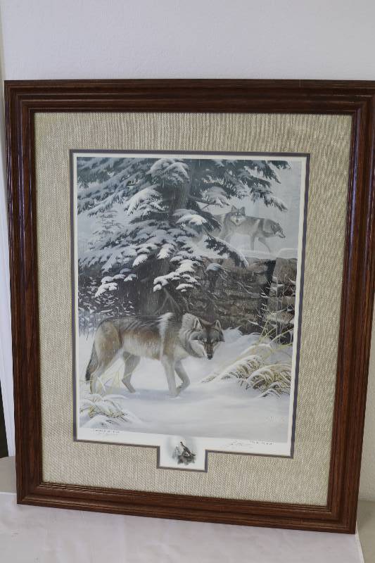 lot 151 image: Wolf Print