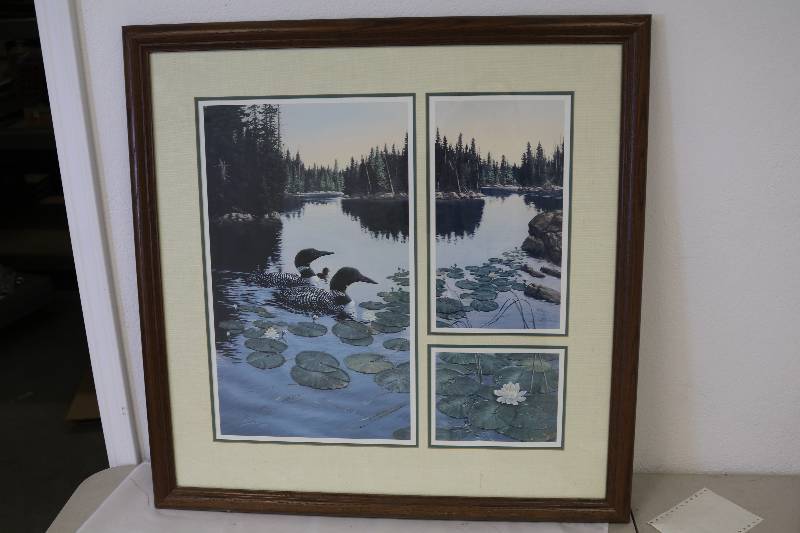 lot 155 image: Loons Print