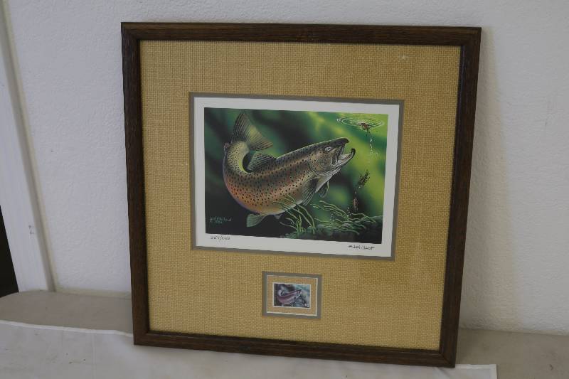 lot 158 image: Brown Trout Print