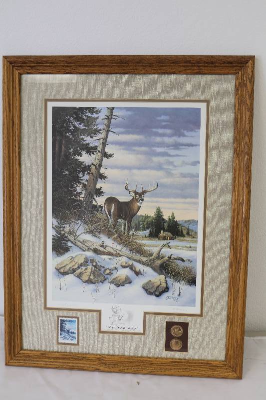 lot 177 image: Whitetail Deer Print