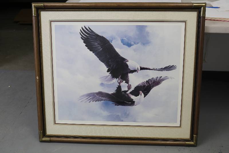 lot 182 image: Eagles Print by Fernandez