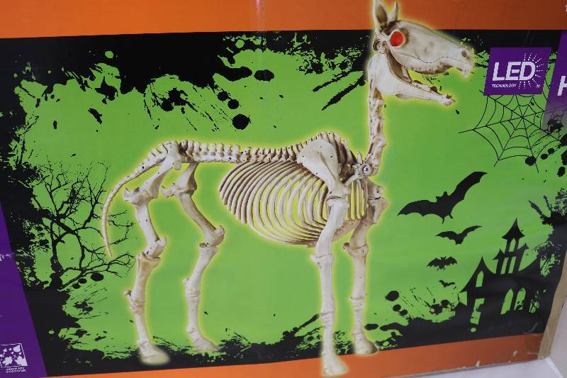 lot 218 image: LED Skeleton Pony