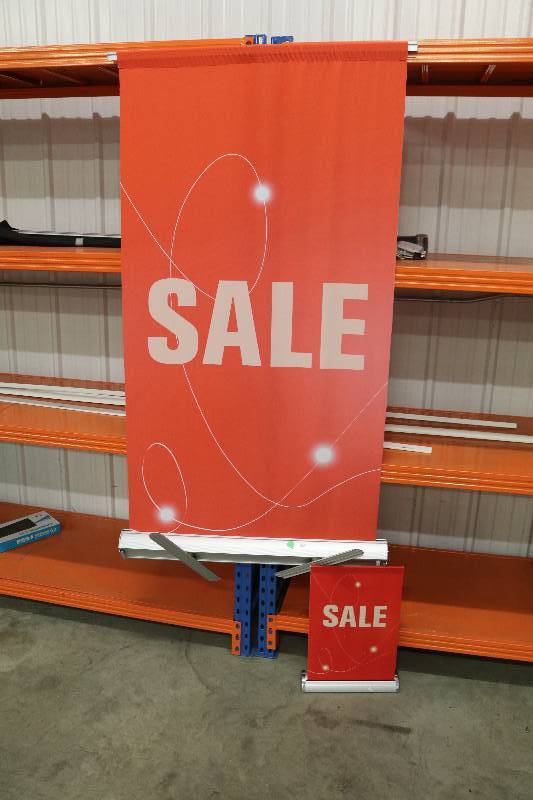 lot 228 image: SALE Banner Stands