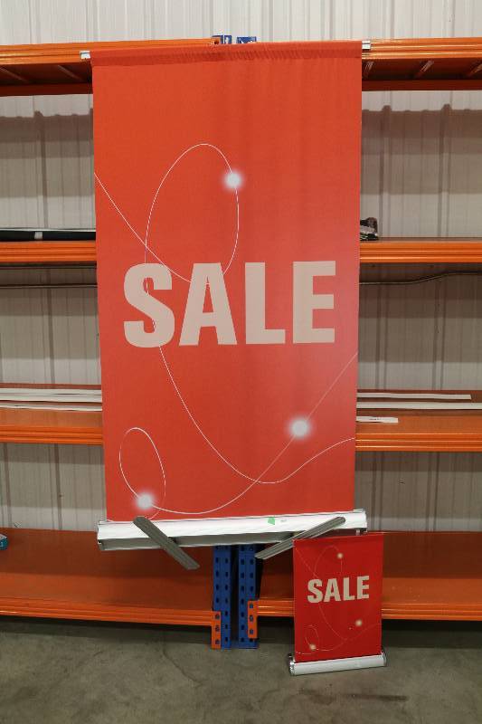 lot 229 image: SALE Banner Stands