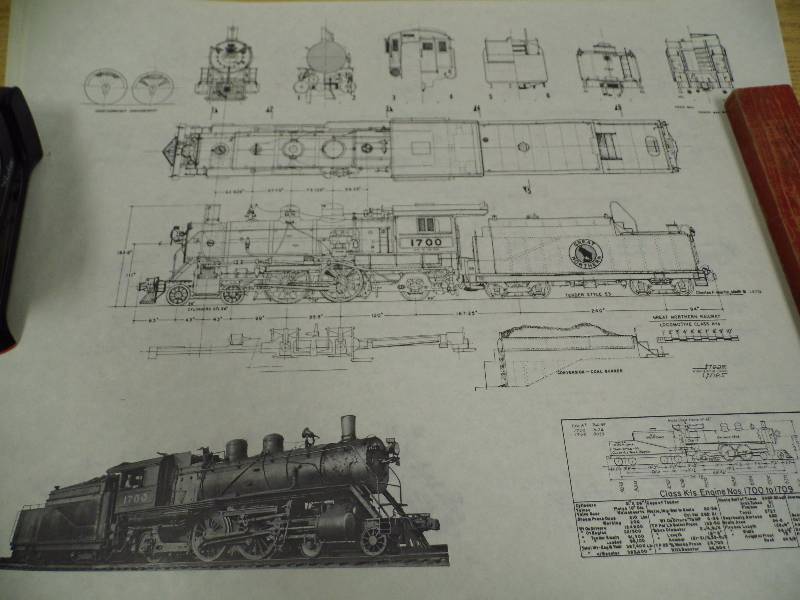 Great Northern Locomotive Drawings