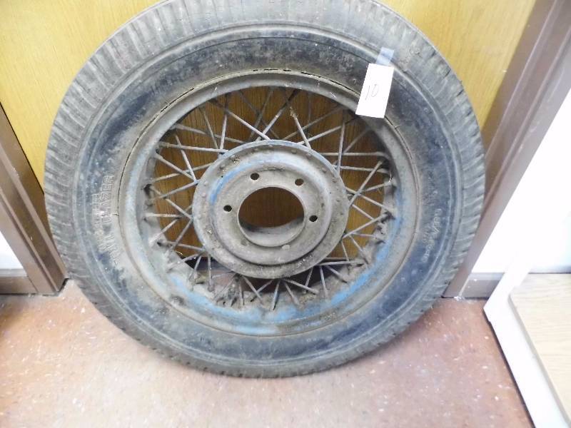 Vintage Tire on Rim