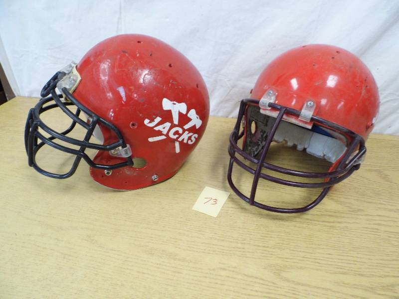 Lot of 2 Football Helmets