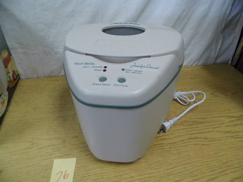 West Bend Bread Maker