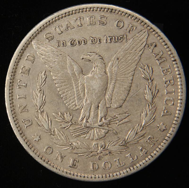 1897-O MORGAN SILVER DOLLAR AU