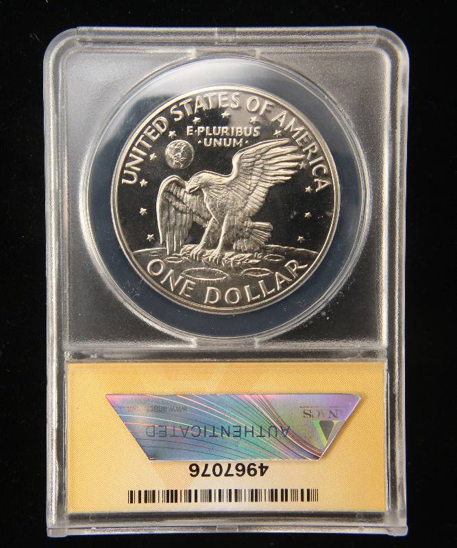 1973-S IKE DOLLAR PF67 ANACS CAMEO