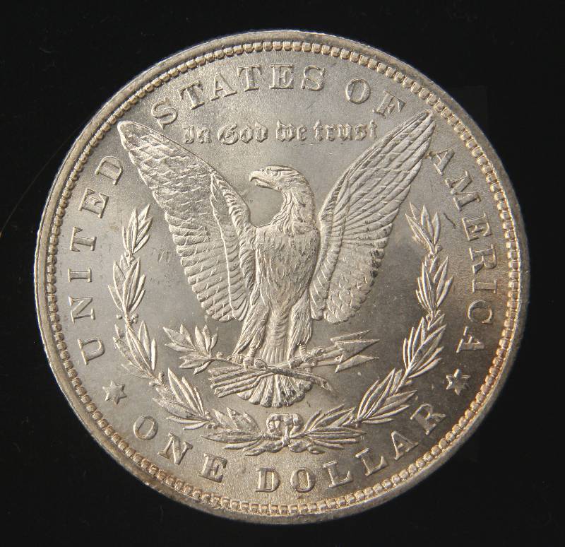 1880-P MORGAN SILVER DOLLAR BU-UNC