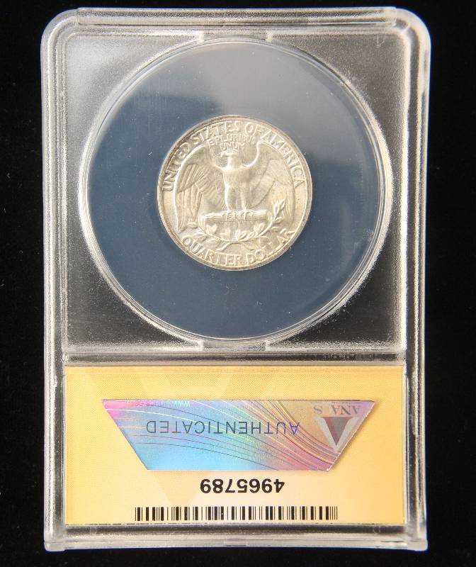 1941 WASHINGTON QUARTER MS 64 ANACS