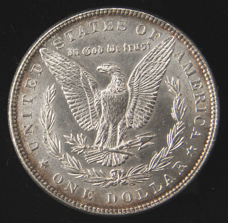 1885-P MORGAN SILVER DOLLAR BU-UNC