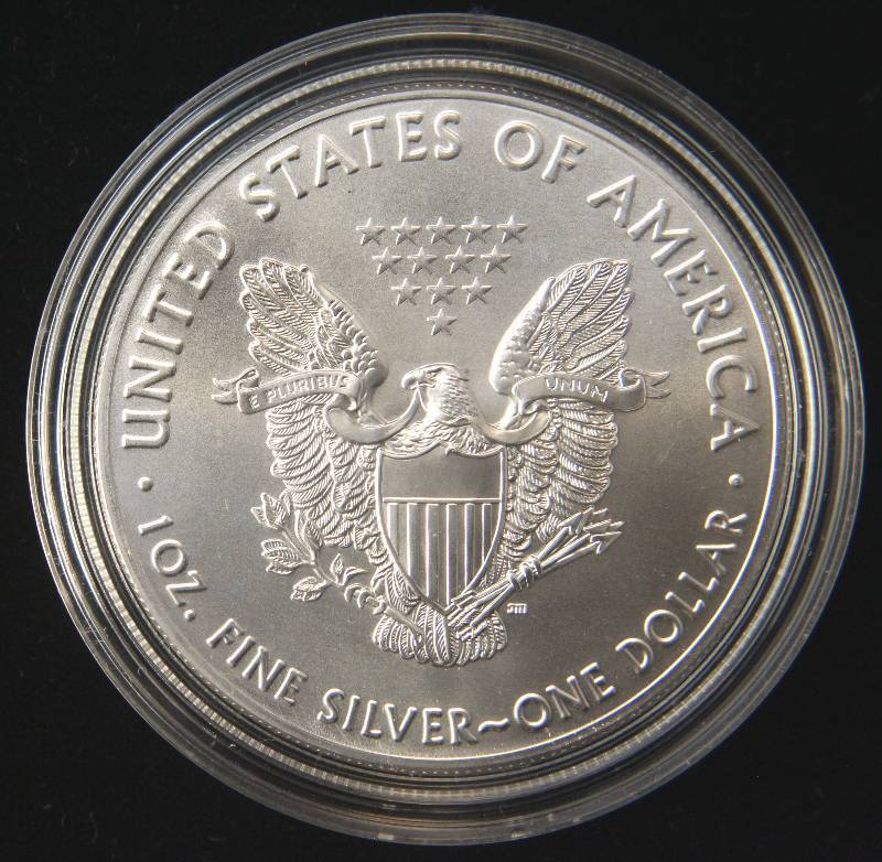 2017 AMERICAN SILVER EAGLE 1 TROY OZ. .999 FINE SILVER IN AIRTITE