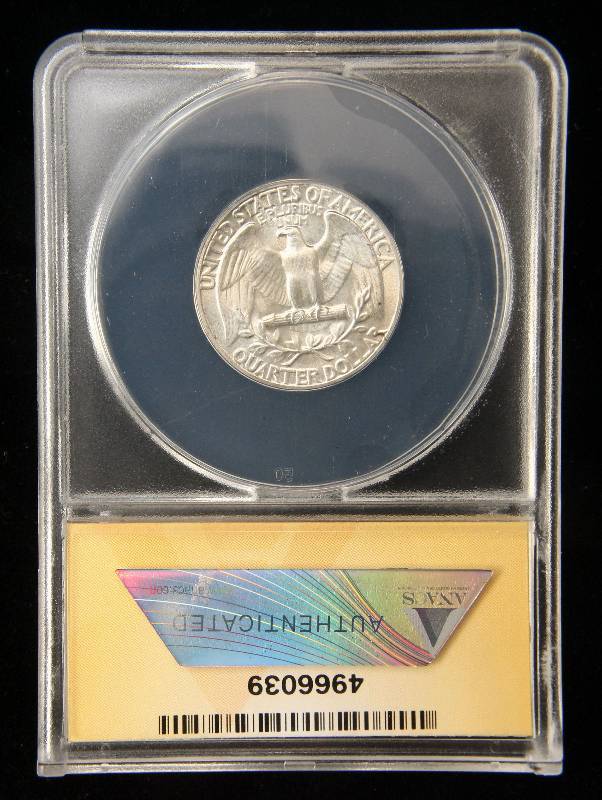 1951 WASHINGTON QUARTER MS64 ANACS