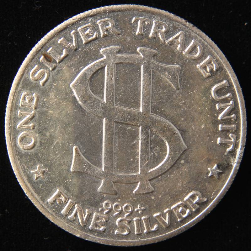 1 TROY OZ. .999 FINE SILVER MORGAN DOLLAR DESIGN